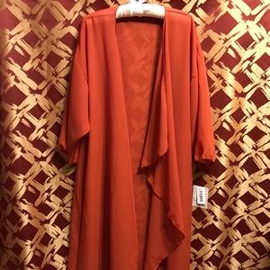 LulaRoe Shirley, NWT, Burnt Orange/Rust